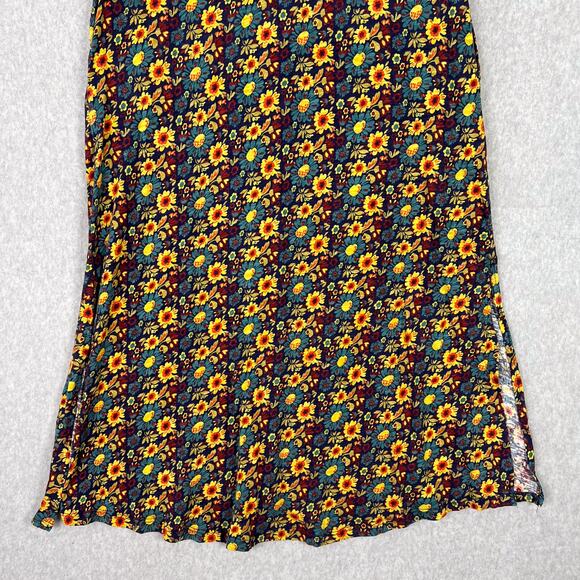 Natural Life Floral Hangout Cotton Sleeveless Midi Dress Size XS/S - Picture 9 of 10